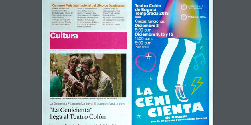 La Cenicienta encanta al Teatro Colón ⋆ Orquesta Filarmónica de Bogotá