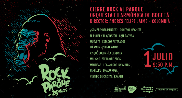 Cierre • Rock al Parque ⋆ Orquesta Filarmónica de Bogotá